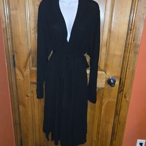 Torrid Black Super Soft Sleepwear Robe